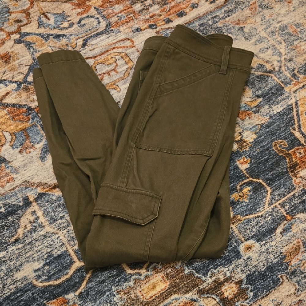 Olive Green Cargo Pants